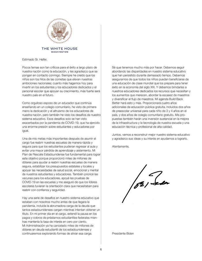 White House Recognition